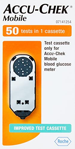 Accu Chek 4026324 Teststreifen Mobile Testkassetten, 50 Stück von Accu-Chek