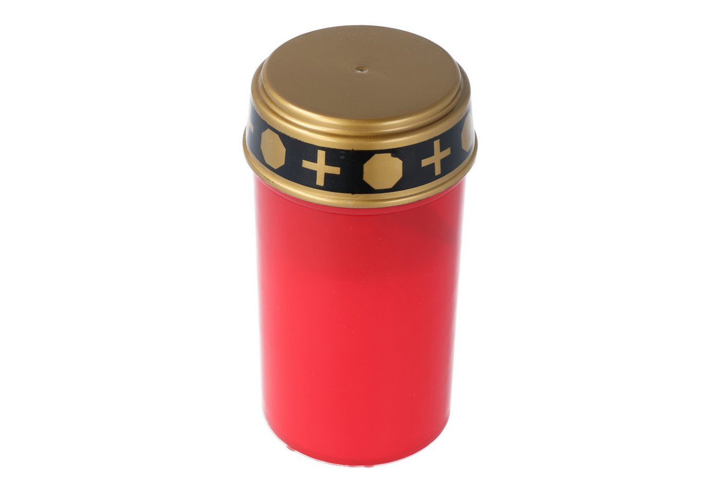 AccuCell LED Taschenlampe LED-Grablicht rot mit Kerzenschein, 13,2x7,3cm, inklusive 2x AA Migno von AccuCell