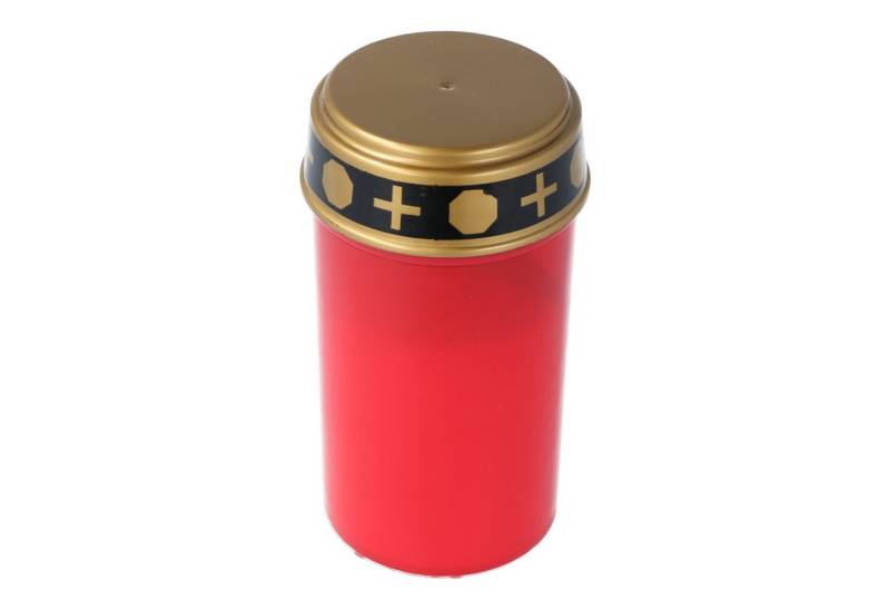 AccuCell LED Taschenlampe LED-Grablicht rot mit Kerzenschein, 13,2x7,3cm, inklusive 2x AA Migno von AccuCell