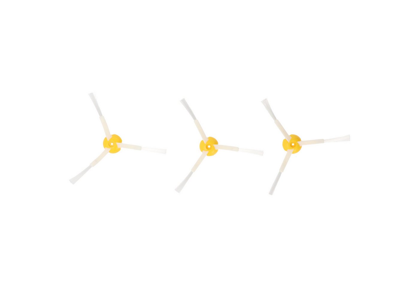 AccuCell Saugroboter Zubehör-Set 3 Stück Seitenbürsten für Staubsauger wie iRobot Roomba 800er Serie von AccuCell