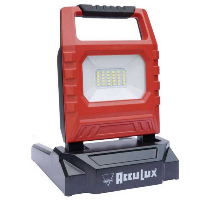 AccuLux Baustrahler LED-Akku-Baustrahler, Akkubetrieb, Integrierte Akku-Ladeanzeige, Mit Schalter, Mit USB-Ansch von AccuLux