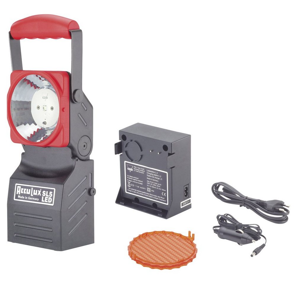 AccuLux LED Taschenlampe AccuLux LED Arbeitsleuchte, Akku-Handscheinwerfer SL 5 LED Set 170 lm AccuLux LED Taschenlampe AccuLux LED Arbeitsleuchte, Akku-Handscheinwerfer SL 5 LED Set 170 lm von AccuLux