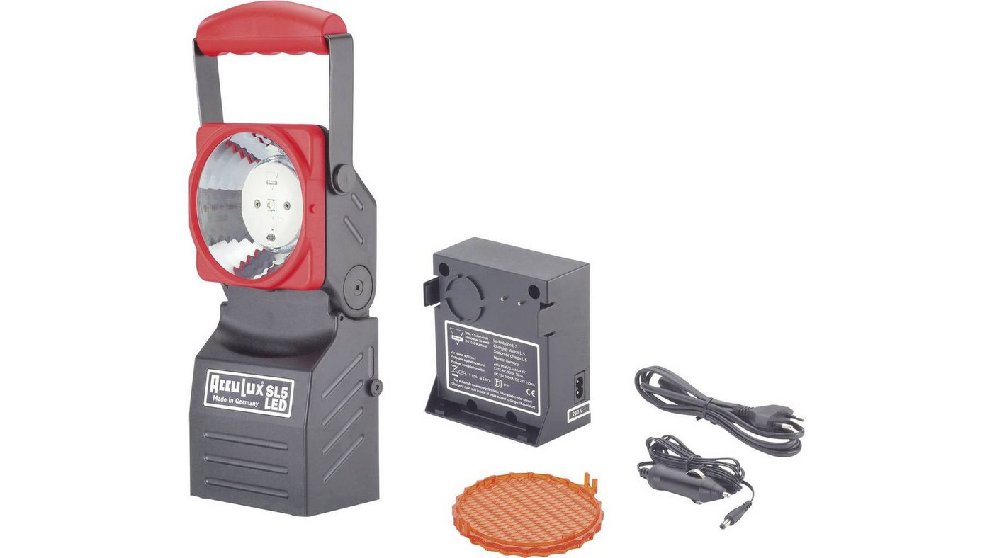 AccuLux Toilettenpapier Acculux SL 5 – LED-Handscheinwerfer Set mit Akku & Ladegerät, robust & AccuLux Toilettenpapier Acculux SL 5 – LED-Handscheinwerfer Set mit Akku & Ladegerät, robust & von AccuLux