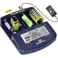AccuPower IQ338XL Rundzellen-Ladegerät NiCd, NiMH, LiIon 10340, 10350, 10440, 10500, 12500, 12650, von AccuPower