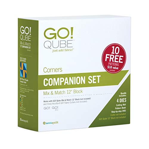 AccuQuilt GO! Qube Ergänzungsset Corners zu 12 inch Mix und Match Qube von AccuQuilt