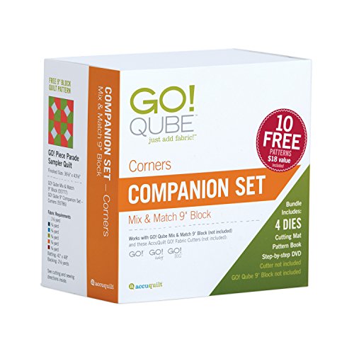 AccuQuilt GO! Qube Ergänzungsset Corners zu 9 inch Mix und Match Qube AccuQuilt GO! Qube Ergänzungsset Corners zu 9 inch Mix und Match Qube von AccuQuilt