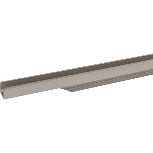 ACCURIDE 100005392 1095mm, Edelstahl-Effekt Schüco Griffleiste Prego-Schranktürgriff, Profilleiste zum Einfräsen für Möbelfronten Alu von Schüco