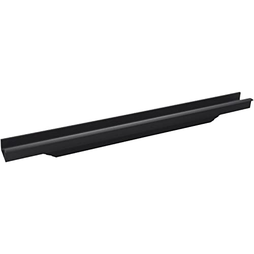 ACCURIDE 100005395 295mm, schwarz eloxiert Schüco Griffleiste Prego-Schranktürgriff, Profilleiste zum Einfräsen für Möbelfronten Alu von Schüco