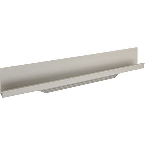 Accuride 100005573 Edelstahl-Effekt Schüco Griffleiste Grande-Schranktürgriff 395mm, Profilleiste zum Einfräsen für Möbelfronten Alu, 395 mm von Schüco