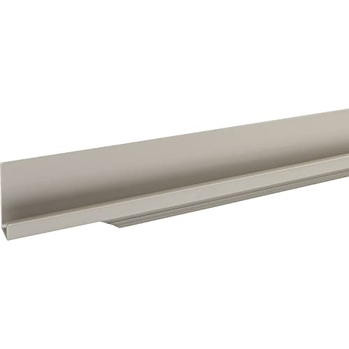 Accuride 100005579 Edelstahl-Effekt Schüco Griffleiste Grande-Schranktürgriff 1095mm, Profilleiste zum Einfräsen für Möbelfronten Alu, 795 mm von Schüco