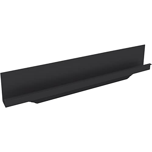 Accuride 100005584 schwarz eloxiert Schüco Griffleiste Grande-Schranktürgriff 245mm, Profilleiste zum Einfräsen für Möbelfronten Alu, 245 mm von Schüco