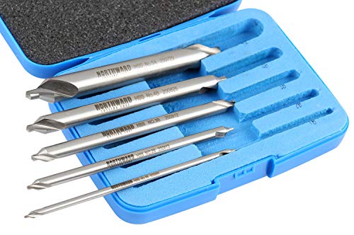 Accusize Industrial Tools H.S.S. M2 Long Series Zentrierbohrer-Set, 10,2 cm, alle Längen jeder Bohrer, 3560-1001, 5-teilig Accusize Industrial Tools H.S.S. M2 Long Series Zentrierbohrer-Set, 10,2 cm, alle Längen jeder Bohrer, 3560-1001, 5-teilig von Accusize Industrial Tools
