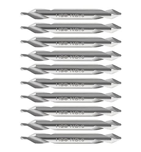 AccusizeTools HSS-Zentrierbohrer, 1/8 Zoll x 1/32 Zoll x 1-1/4 Zoll, 5 Stück pro Set, 0530-0000x10 AccusizeTools HSS-Zentrierbohrer, 1/8 Zoll x 1/32 Zoll x 1-1/4 Zoll, 5 Stück pro Set, 0530-0000x10 von Accusize Industrial Tools