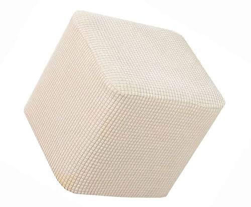 Hockerbezug Rund/Quadratisch 40x40/45x45 Ottoman Cover Ottomane Schonbezug Hocker Hussen Für Fußhocker Stretch Ottomane Abdeckung Hocker Waschbar Protector Hockerabdeckung von Acdler