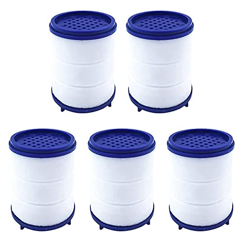 Acdolf Wasserhahn-Sprühaufsatz Wasserfilter Ersatz, Hartwasserenthärter für Küchenarmaturkopf, Filterkartuschen zum Ersatz 5 Stück von Acdolf