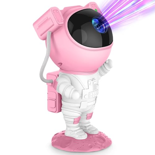 AceGamer Astronaut Sternenhimmel Projektor ，Sternenhimmel Projektor Galaxy Nachtlicht mit Timer und Fernbedienung，Astronaut Projektor LED Nebula Lampe，Geschenk für Kinder und Erwachsene von AceGamer