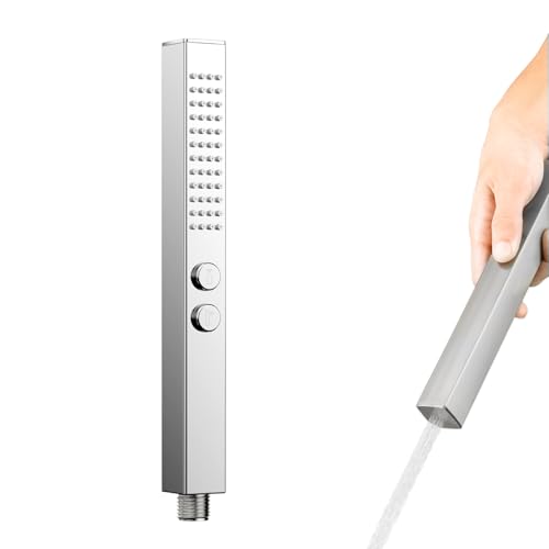 ACEFY Duschkopf wassersparend Dual Function Mode Handbrause Stabhandbrause mit Anti-kalk Dusen Duschbrause massiv Messing Verchromt ACEFY Duschkopf wassersparend Dual Function Mode Handbrause Stabhandbrause mit Anti-kalk Dusen Duschbrause massiv Messing Verchromt von Acefy