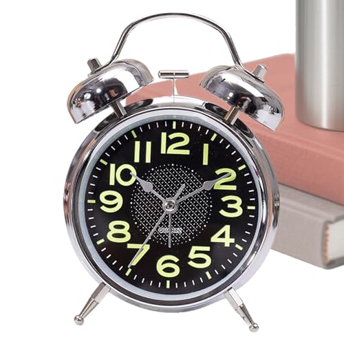 Aceirropy Aufziehwecker - Leuchtender Wecker | Retro Leiser 8 cm Mit Timer Für Kinderzimmer Senioren Nachttisch Schreibtisch Reise Bett Zuhause Aceirropy Aufziehwecker - Leuchtender Wecker | Retro Leiser 8 cm Mit Timer Für Kinderzimmer Senioren Nachttisch Schreibtisch Reise Bett Zuhause von Aceirropy