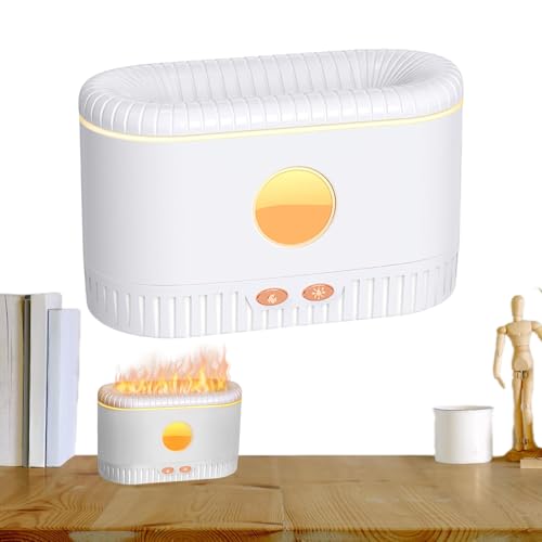 Aceirropy Flame Diffusor Luftbefeuchter | 200ml Bunte Flammen Luft-Öl-Diffusor Luftbefeuchter,Geräuschloser Wasserloser Duftautomat Mit Automatikabschaltung Raumduft Für Zuhause Kamin Aceirropy Flame Diffusor Luftbefeuchter | 200ml Bunte Flammen Luft-Öl-Diffusor Luftbefeuchter,Geräuschloser Wasserloser Duftautomat Mit Automatikabschaltung Raumduft Für Zuhause Kamin von Aceirropy