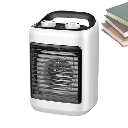 Aceirropy Klimagerät Ventilator | Luftkühlventilator & Raumkühler mit Akku,Leiser Raumkühler Mit Wassertank, Luftbefeuchter, 3 Stufen & Aufladbar Für Wohnbereich, Innenräume Und Draußen von Aceirropy