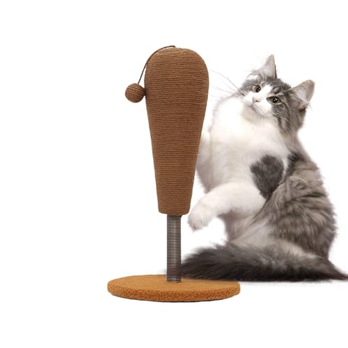 Aceirropy Kratzbäume Für Hauskatzen - Sisal Stamm | Möbelschoner Mit Hängendem Ball Spielzeug Für Wohnung Haus Wohnzimmer Spielbereich Verhaltenstraining Aceirropy Kratzbäume Für Hauskatzen - Sisal Stamm | Möbelschoner Mit Hängendem Ball Spielzeug Für Wohnung Haus Wohnzimmer Spielbereich Verhaltenstraining von Aceirropy