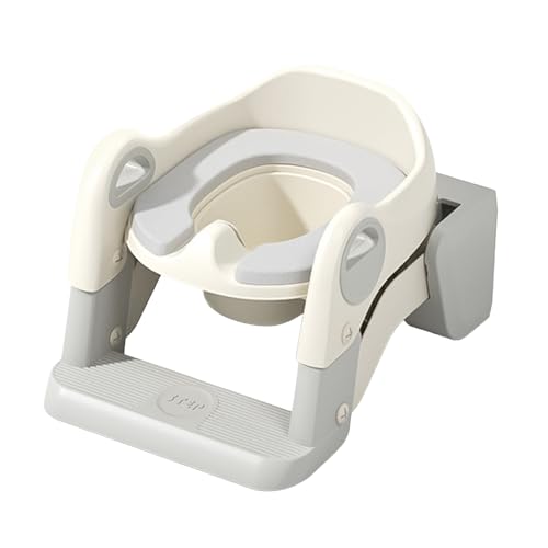 Aceirropy Sauberkeitstraining Sitz - Verstellbarer Klappbarer Rutschfester Toiletten Trainer | Baby Treppenhocker Für Zuhause Bad Kinderzimmer Reisen Auto von Aceirropy