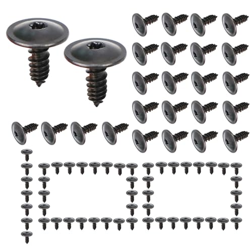 Aceirropy Selbstschneidende Schrauben, 100 Stück Kotflügelhalter Blechschrauben, Zubehör Für Kfz Montage Und Wartung Aceirropy Selbstschneidende Schrauben, 100 Stück Kotflügelhalter Blechschrauben, Zubehör Für Kfz Montage Und Wartung von Aceirropy