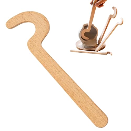 Aceirropy Tonschneidewerkzeuge, Töpferei-Wurfstab, Holz, glatte Kanten, ergonomischer Griff, Modellierstab für Werkstatt, Plattenbau, Keramiktrimmtöpfe Aceirropy Tonschneidewerkzeuge, Töpferei-Wurfstab, Holz, glatte Kanten, ergonomischer Griff, Modellierstab für Werkstatt, Plattenbau, Keramiktrimmtöpfe von Aceirropy