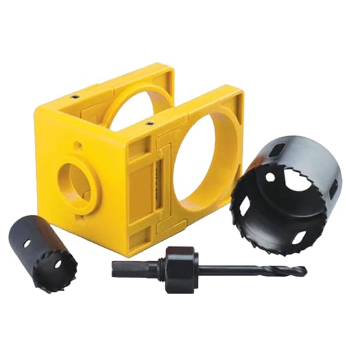Aceirropy Türschloss Installation Kit, Türknauf Lochsäge Set, Kohlenstoffstahl Lochbohrwerkzeug Handwerkzeuge, Installationswerkzeuge für 1-3/8 bis 1-3/4 Holztüren Aceirropy Türschloss Installation Kit, Türknauf Lochsäge Set, Kohlenstoffstahl Lochbohrwerkzeug Handwerkzeuge, Installationswerkzeuge für 1-3/8 bis 1-3/4 Holztüren von Aceirropy