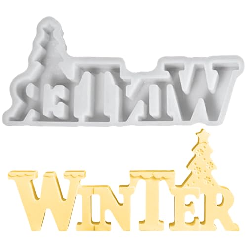 Aceirropy Winter Weihnachtsbaum Kerzenform | 3D Kerzenformen Für Weihnachten | Deko Für Büro Schreibtisch Wohnheim Geburtstag Schulische Wochenfeier Party von Aceirropy