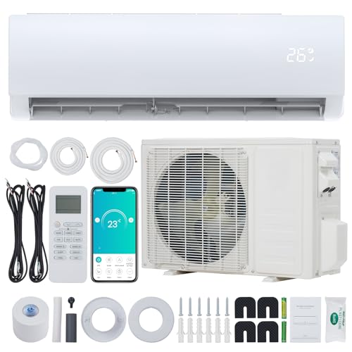 Acekool Split Klimaanlage 24000Btus, Inverter Klimagerät mit Kühlen/Heizen, WiFi/App Control - Sehr Leise - Komplett Set, 3 Meters Kupferleitung, Kältemittel R32, Montagematerial Acekool Split Klimaanlage 24000Btus, Inverter Klimagerät mit Kühlen/Heizen, WiFi/App Control - Sehr Leise - Komplett Set, 3 Meters Kupferleitung, Kältemittel R32, Montagematerial von Acekool