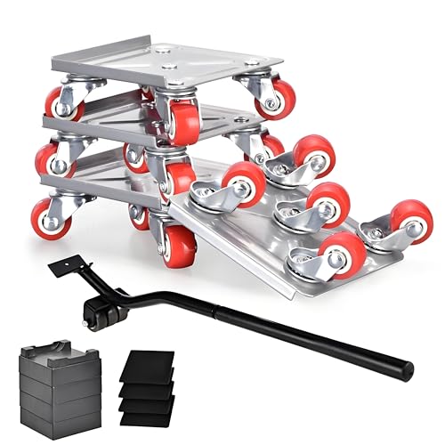 5-Rad-Möbel Transportroller Set, Stück Möbel Gleitsystem mit Möbelheber, Möbeltransport Set mit Möbelroller, 360 Grad drehbar Rads, Umzugshelfer möbeltransportrollen 5-Rad-Möbel Transportroller Set, Stück Möbel Gleitsystem mit Möbelheber, Möbeltransport Set mit Möbelroller, 360 Grad drehbar Rads, Umzugshelfer möbeltransportrollen von Acelectronic