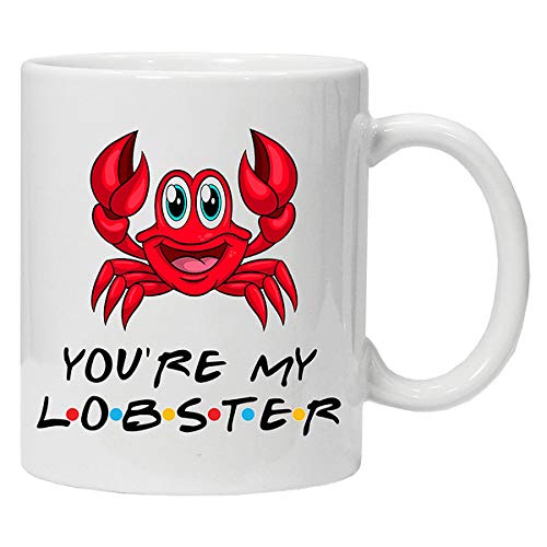 Acen Merchandise Kaffeebecher und Geschenkbox, 313 ml, mit Aufschrift You're My Lobster von Acen Merchandise