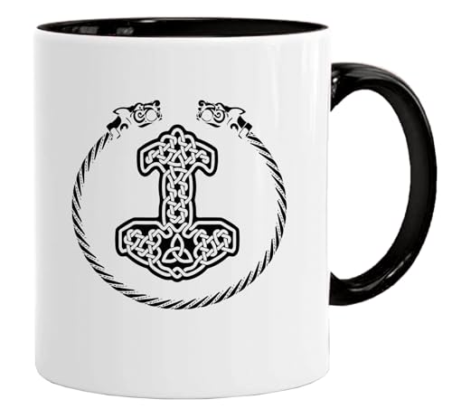 Wikinger Tasse| Arm Ring | Kaffee säuft Kaffee-Becher Geschenk Geschenkidee für alte Männer Papa Opa Kaffeetasse Wikinger-Motiv Tasse mit Spruch | Kaffeetasse | Kaffeetasse | tassen von Acen Merchandise