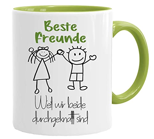Beste Freunde Kaffee -Tasse - Becher/Mug als witziges Geschenk/Lustige und Originelle Geschenke/Tee-Kaffeetasse inkl. Geschenkbox von Acen Merchandise