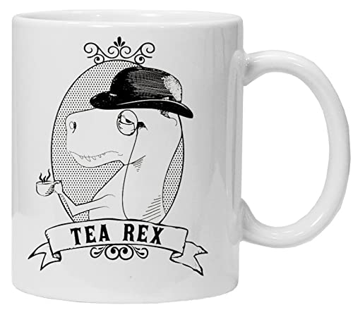 "Tea'rex" Dinosaurier-Tasse - Lustige und originelle Geschenkidee für Kaffeeliebhaber und Dino-Fans von Acen Merchandise