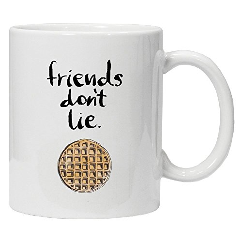 Acen Merchandise Friends Don't Lie Tee/Kaffeetasse, 325 ml keramische Kaffee/Teetasse von Acen Merchandise
