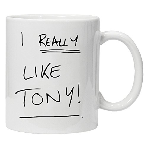 I really like Tony! Fun Neuheit weiß Tee Kaffee Becher 313 ml Keramik Kaffee Tee Becher von acen Studios von Acen Merchandise
