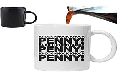 Knock Knock Penny' - Fun Becher Tasse mit Farbwechsel-Effekt – Perfekt Valentines/Ostern/Sommer/Weihnachten/Geburtstag/Jahrestag Geschenk von Acen Merchandise