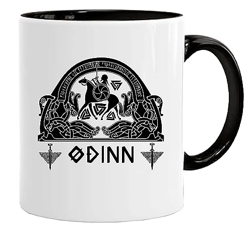 Wikinger Tasse| Odin Norse God | Kaffee säuft Kaffee-Becher Geschenk Geschenkidee für alte Männer Papa Opa Kaffeetasse Wikinger-Motiv Tasse mit Spruch | Kaffeetasse | Kaffeetasse | tassen von Acen Merchandise