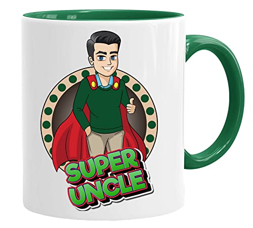 Onkel Tasse - Super Onkel & Geschenkbox Set - Kaffee Onkel Tasse für Frühstück Geburtstag Geschenk für Onkel Vatertag Superhelden Geschenk von Acen Merchandise