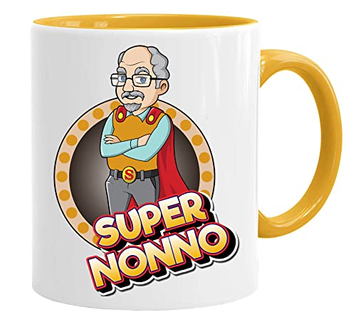 Super Nonno Tasse/Becher/Mug - Super Nonno - Schöne und lustige Kaffeetasse als Geschenkidee für Vatertagsgeschenk. Keramik 350 ml - Geschenkidee Geschenk von Acen Merchandise