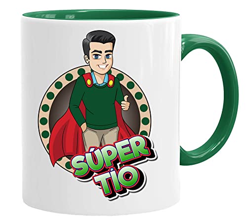 Super Tio Tasse/Becher/Mug - Super Tio - Schöne und lustige Kaffeetasse als Geschenkidee für Vatertagsgeschenk. Keramik 350 ml - Geschenkidee Geschenk von Acen Merchandise