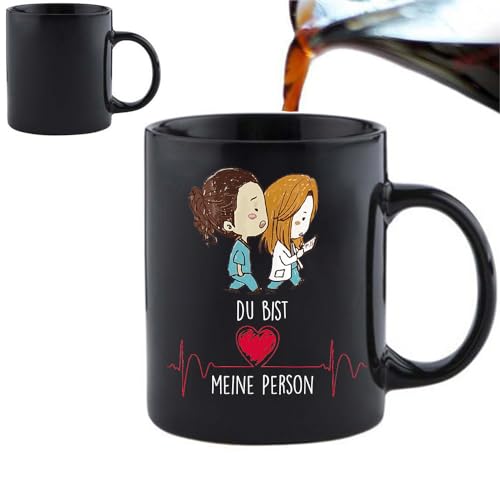 Tasse mit farbwechsel spruch, Du bist meine Person, Krankenschwester tasse, krankenschwester geschenke tasse,Geschenk für Krankenhaus Schwestern Spruch Becher Geburtstag Weihnachten von Acen Merchandise