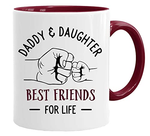 Tasse zum Vatertag | Daddy & Daughter | Kaffeetasse für Frühstück/Geburtstagsgeschenke für Papa/Onkel/Mama von Acen Merchandise