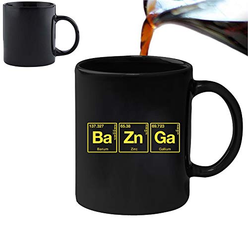 Bazinga'' - Fun Becher Tasse mit Farbwechsel-Effekt – Perfekt Valentines/Ostern/Sommer/Weihnachten/Geburtstag/Jahrestag Geschenk von Acen Merchandise