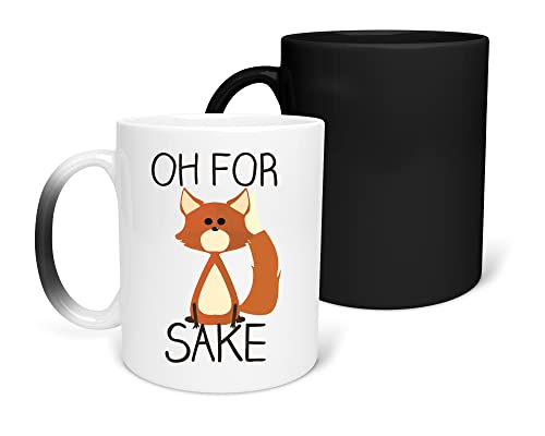 Unbekannt acen Funny Oh für Fox Sake Keramik Magic 'Becher, Weiß, 11 Oz von Unbekannt