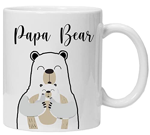 Vatertagstasse | Papa Bear Tasse | Kaffee Tee Tasse zum Frühstück/Geburtstagsgeschenke für Papa/Onkel/Mama von Acen Merchandise