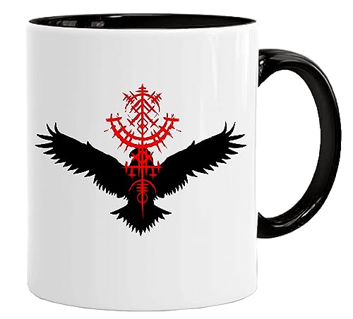 Wikinger Tasse |White Blood Eagle| Kaffee säuft Kaffee-Becher Geschenk Opa Kaffeetasse Wikinger-Motiv Tasse mit Spruch | Kaffeetasse | Kaffeetasse | tassen von Acen Merchandise