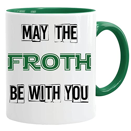 Acen "Star Wars inspiriert 'May The Froth Be with You' Das Keramik Magic Tasse, weiß, 11 Oz von Acen